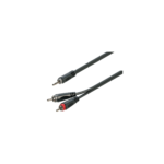3.5mm AUX - RCA (1.5 m) audio kabelis